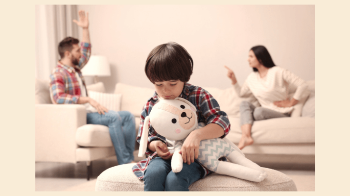 Discusiones frente a los niños